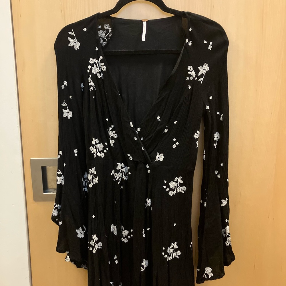 Free people bell sleeve dress